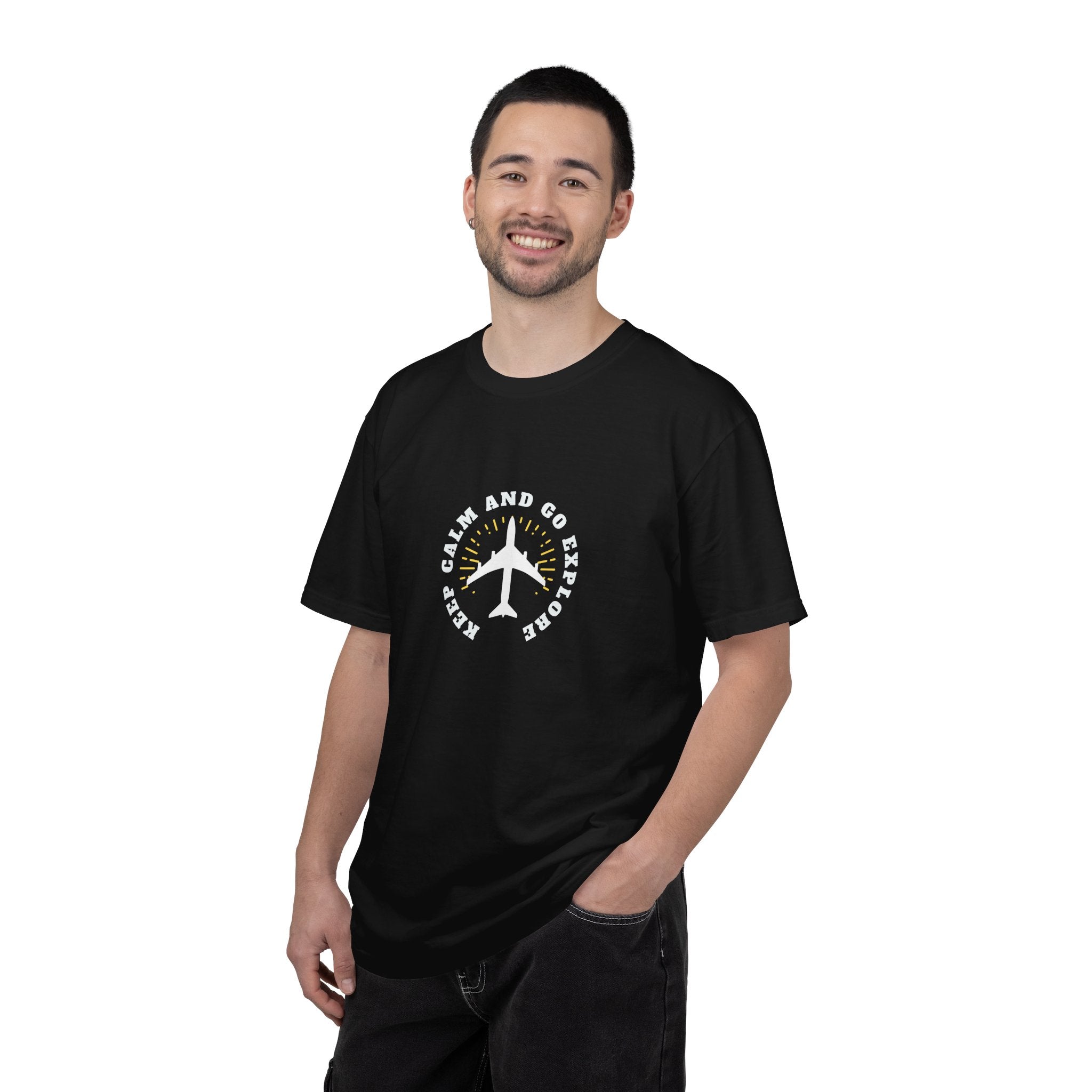 Travel 'Good Vibes' T-Shirt — Soft White Graphic Tee