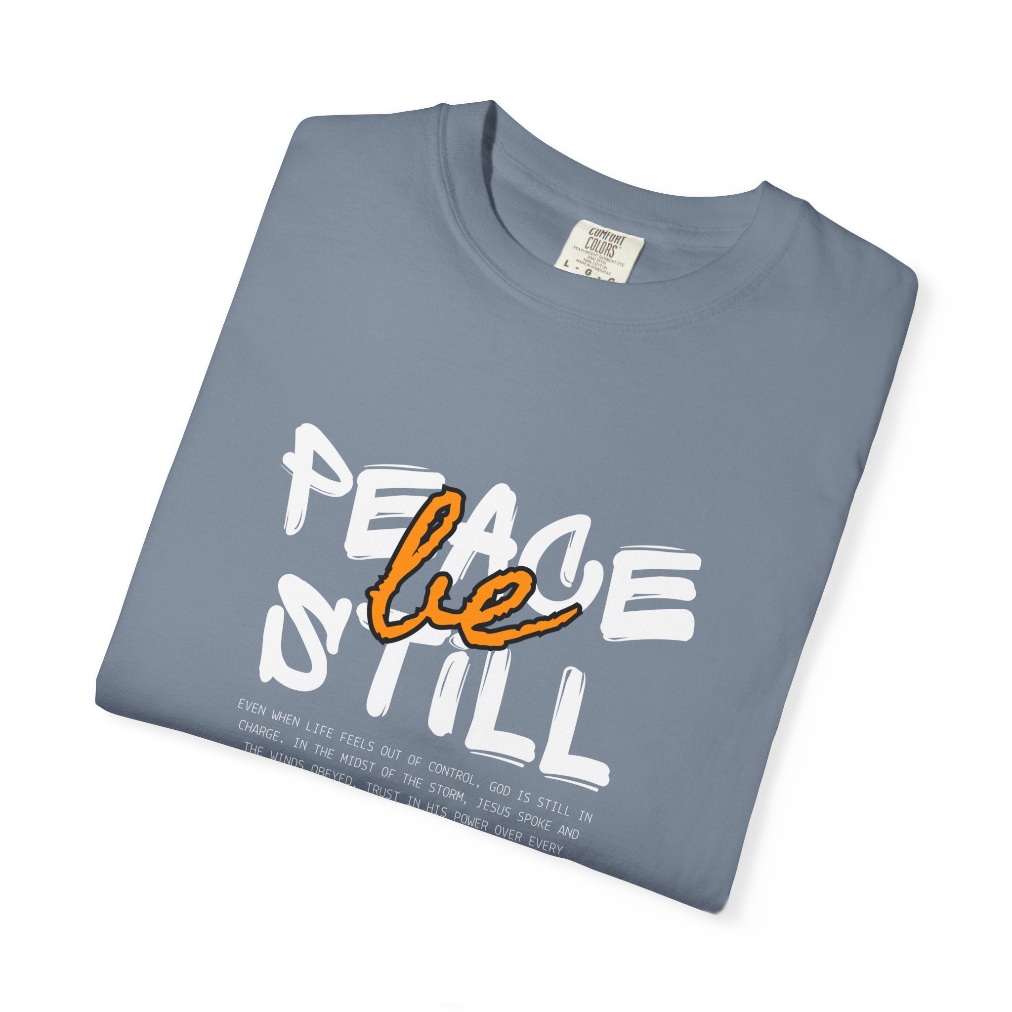 Be Script Tee — Minimalist 'be' Embroidered White T-Shirt
