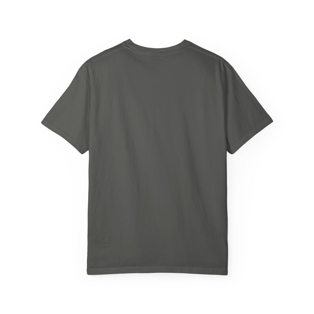 Love in Action — Minimalist White Tee with Brown Handwritten 'in'