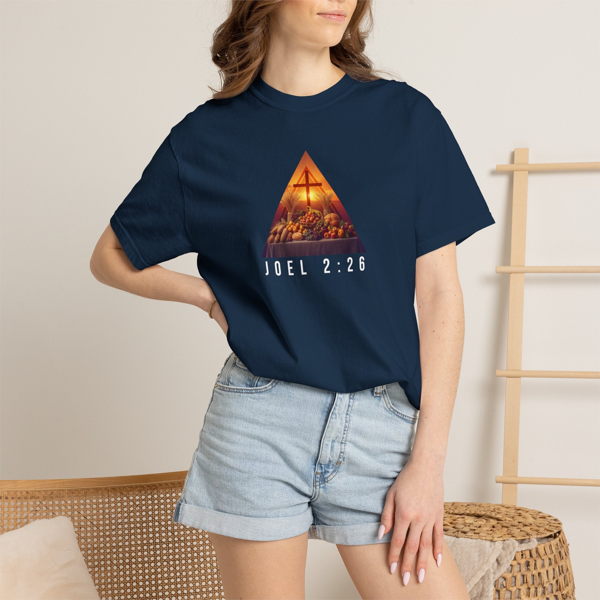 Triangle Sunset Cross T-Shirt