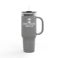 40oz Insulated Travel Mug — "Christ the King" John 3:16 Tumbler