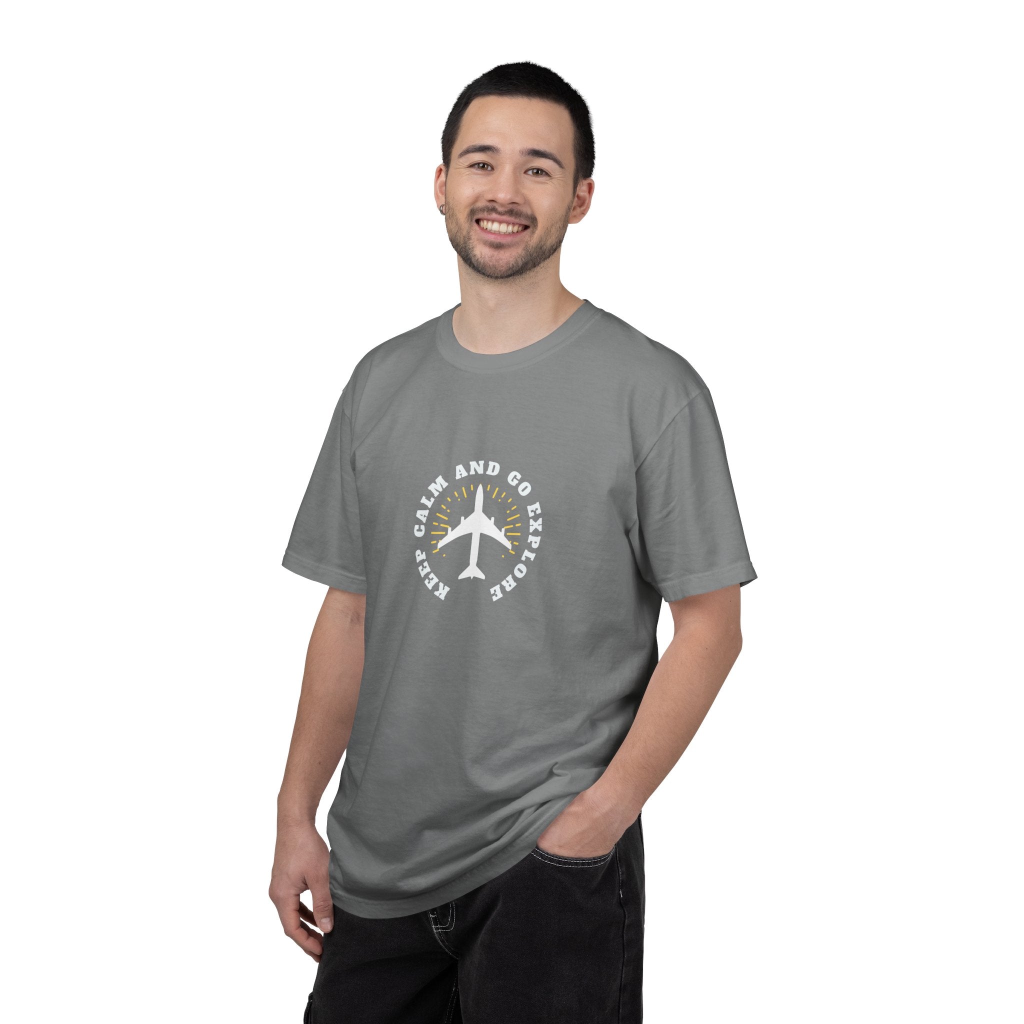 Travel 'Good Vibes' T-Shirt — Soft White Graphic Tee