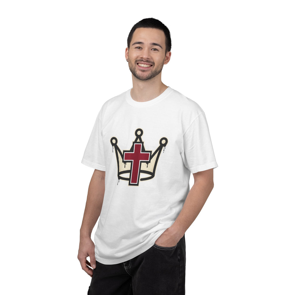 Christian Crown T‑Shirt – Red Cross Crown Graphic Tee