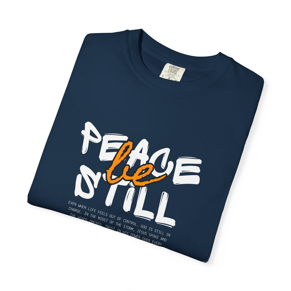 Be Script Tee — Minimalist 'be' Embroidered White T-Shirt