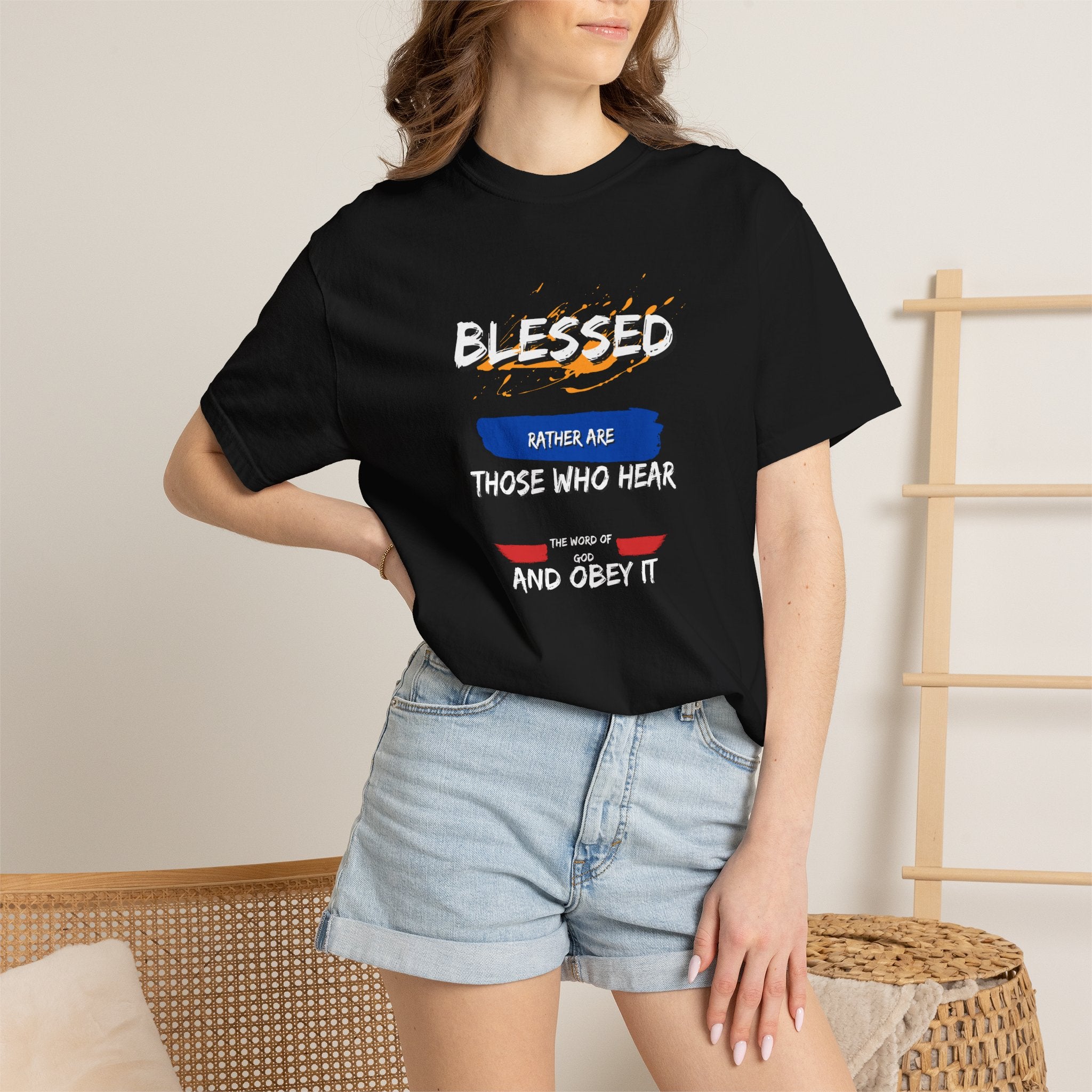 Blessed Are Those Who Help T-Shirt — Inspirational Christian Tee
