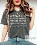 Christian Shirt, Waymaker T-Shirt, Bible Verse Shirt, Religious Gift Shirt, Jesus Sweater, Faith Based Tees, Christian Mom Shirt